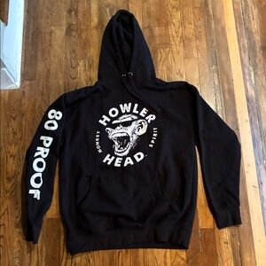 Howler Head Like New Black Hoodie Mens Large